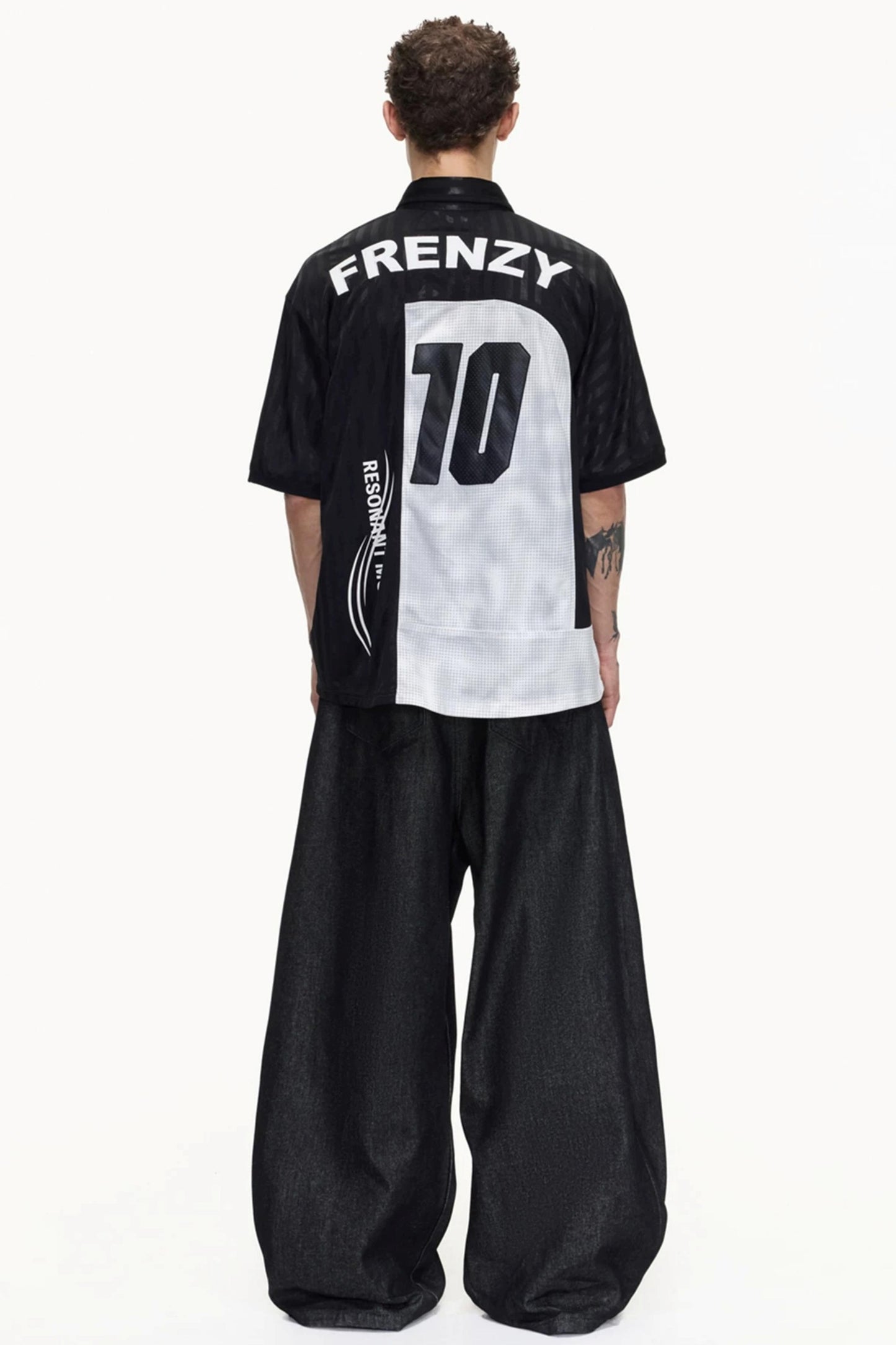 Restructured Jersey Polo T-Shirt