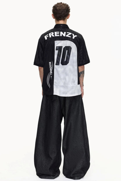 Restructured Jersey Polo T-Shirt