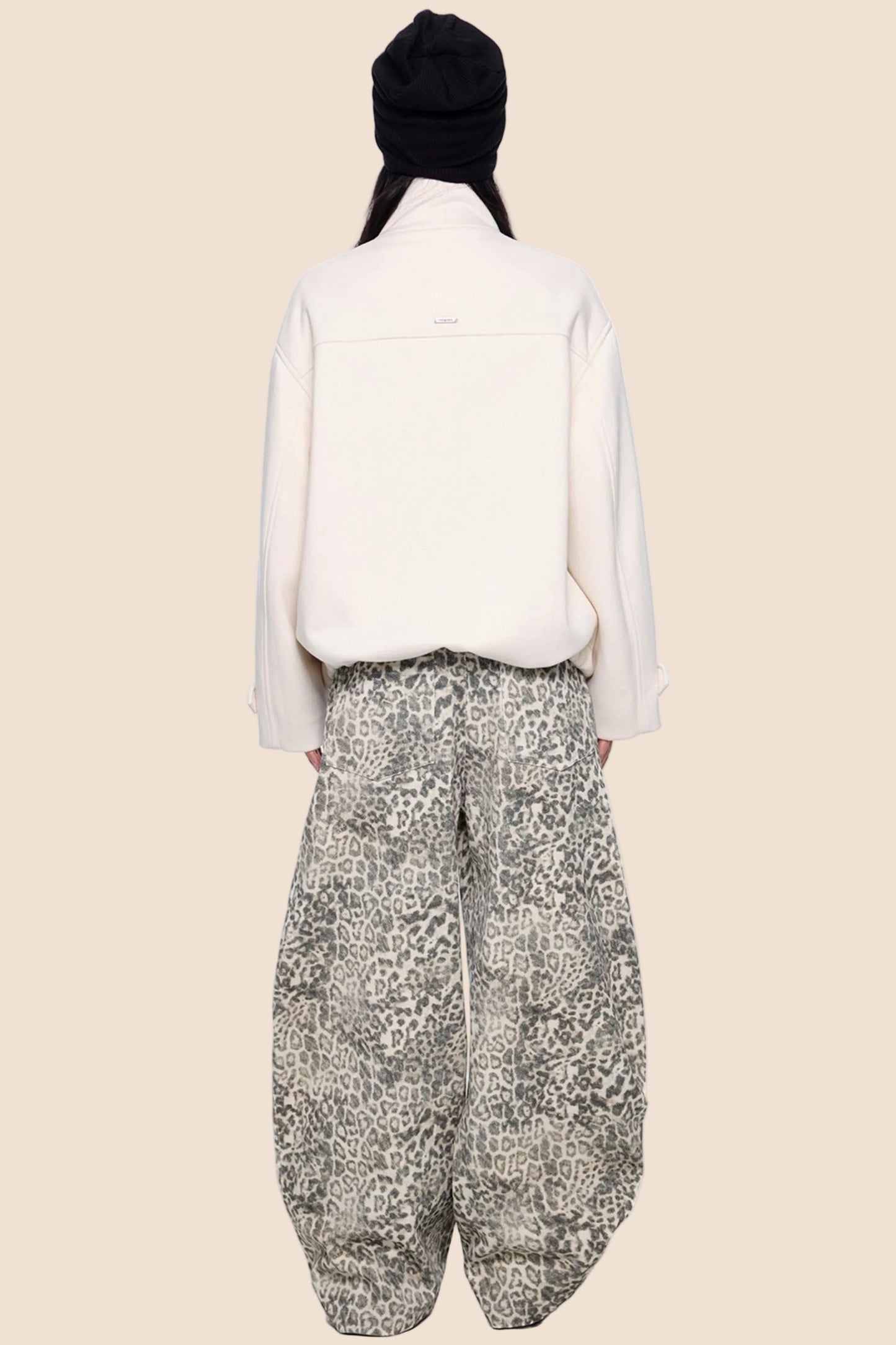 Silhouette Pleated Wool Coat