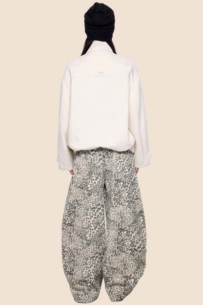 Silhouette Pleated Wool Coat