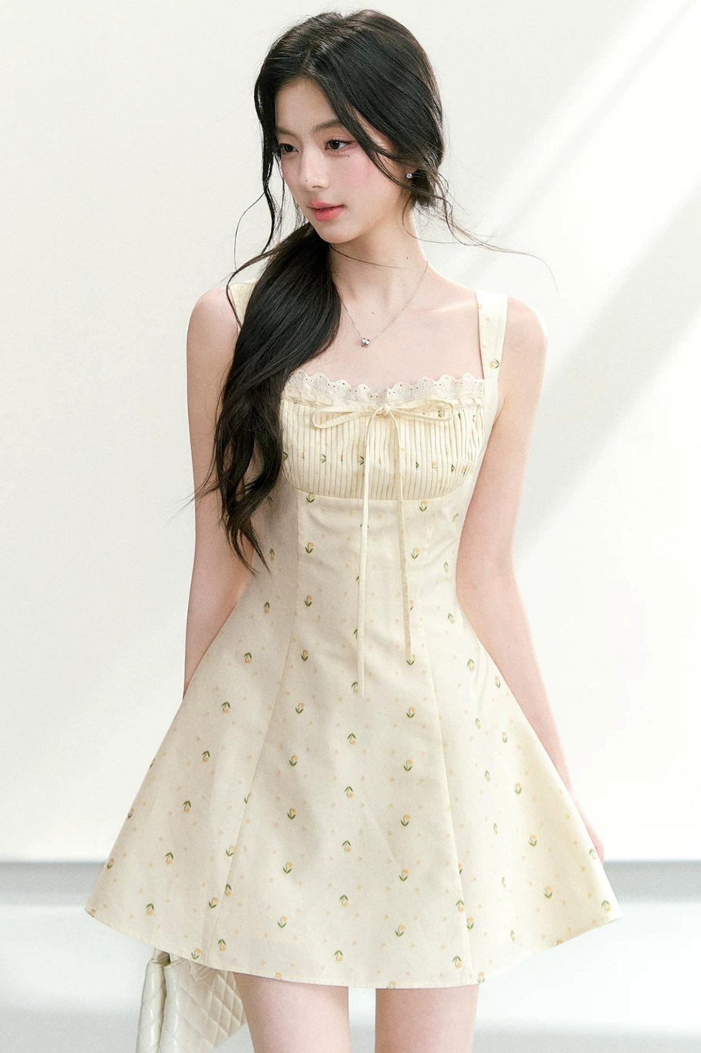 Elegant Floral A-Line Dress