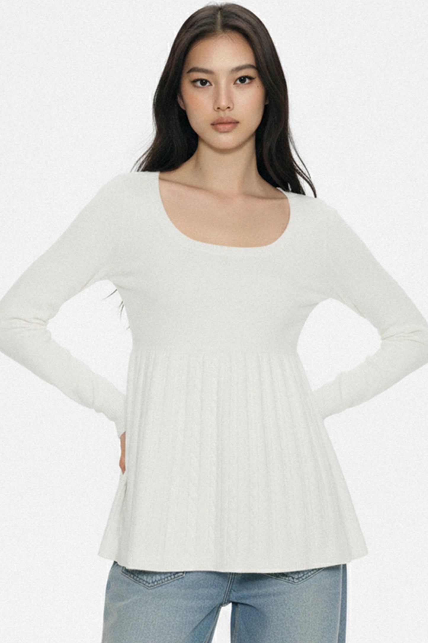 Retro American Cable Knit Sweater