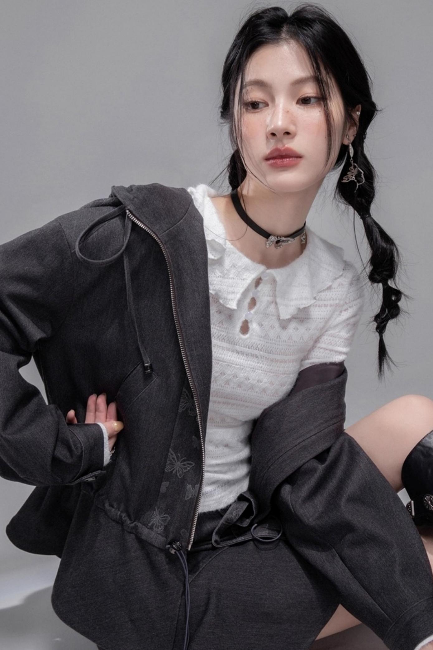 Lotus Leaf Collar Base Layer Top