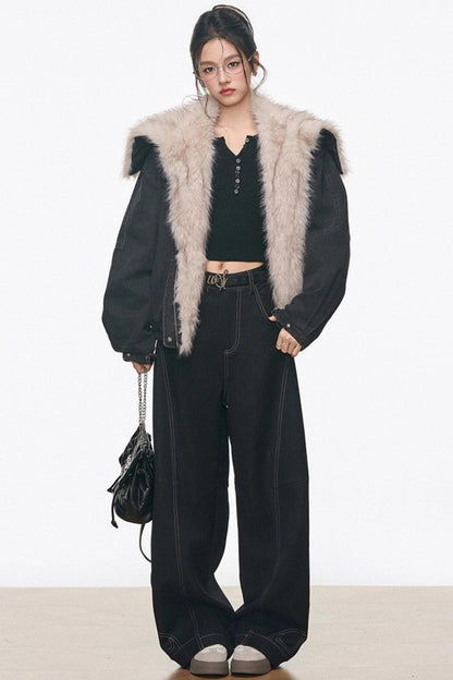 Wool Cargo Scimitar Pants Jacket Set-Up