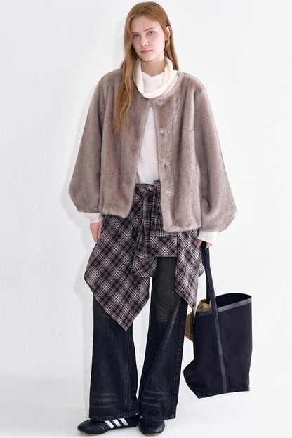 Black Gray Toned Washed Straight Jeans