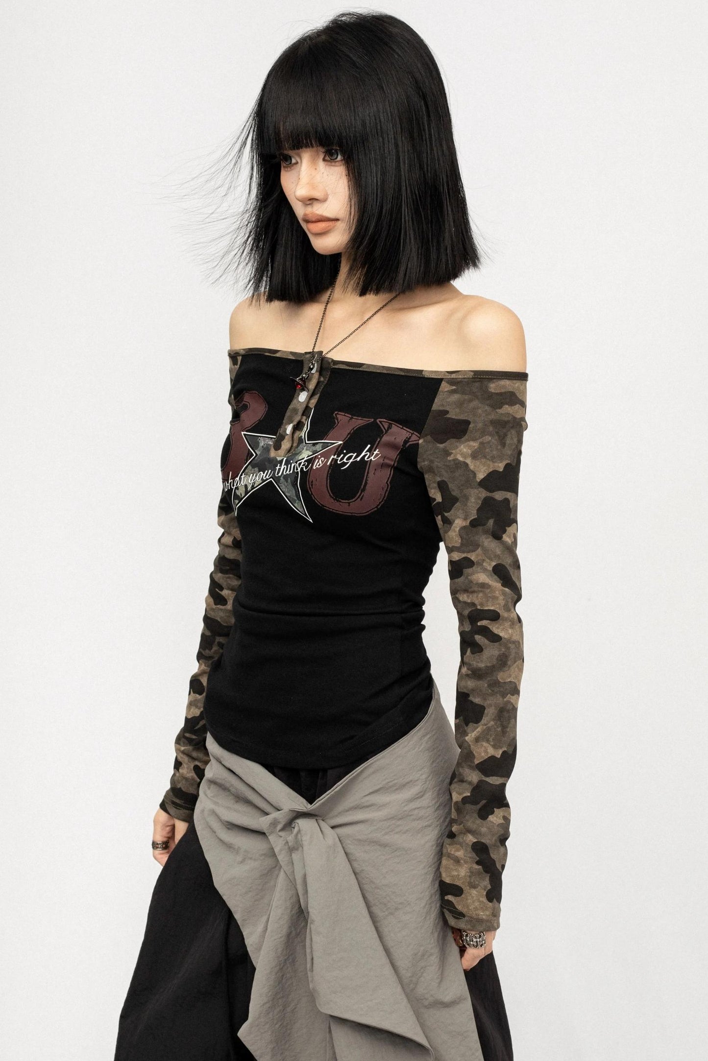 Vintage Camo Stitch T-Shirt