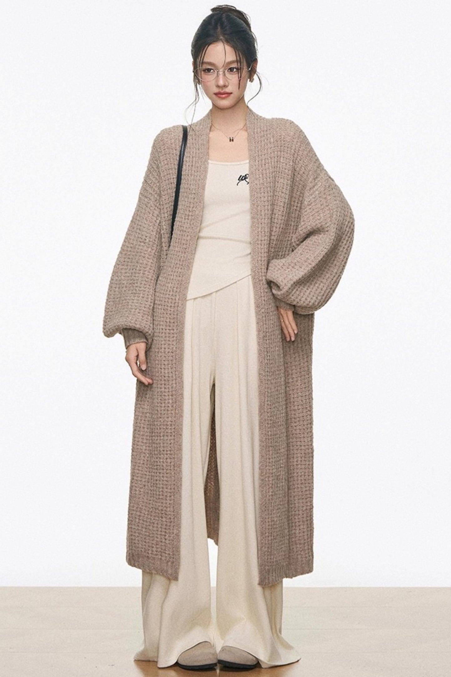 Knitted High-End Cardigan Set-Up