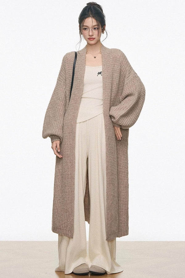 Knitted High-End Cardigan Set-Up