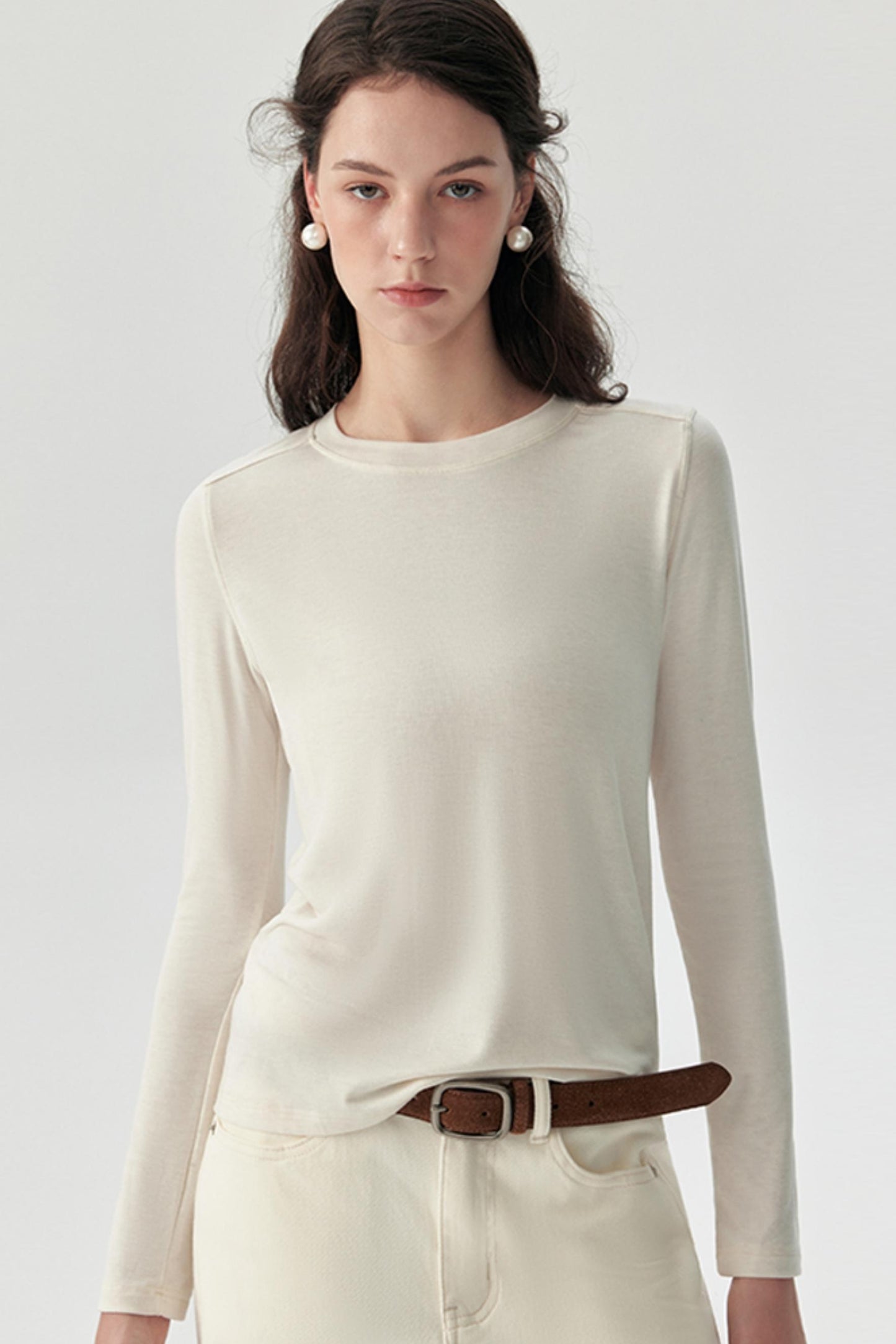 Ultra-thin Long-Sleeved Wool Base Jacket