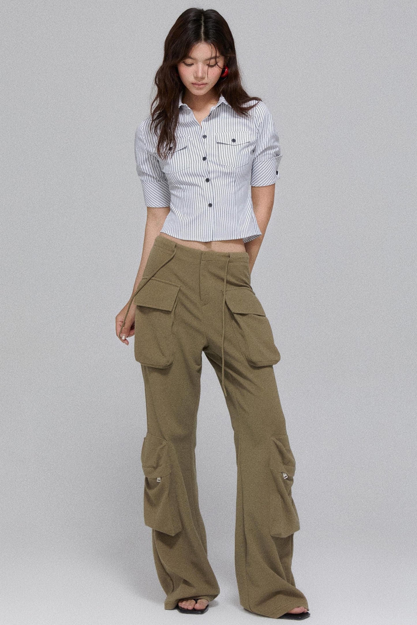 Retro Stripe Pocket Shirt