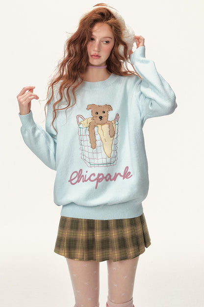 Sweet Vintage Bear Top