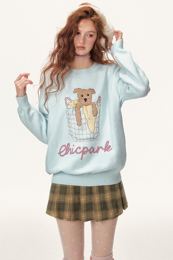 Sweet Vintage Bear Top