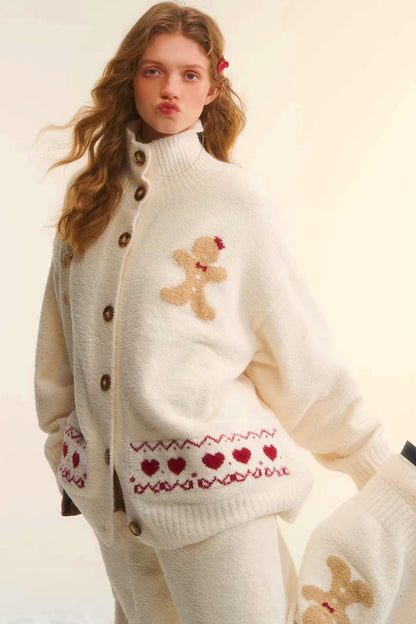 Gingerbread Fair Isle Knit Sweater Set-Up