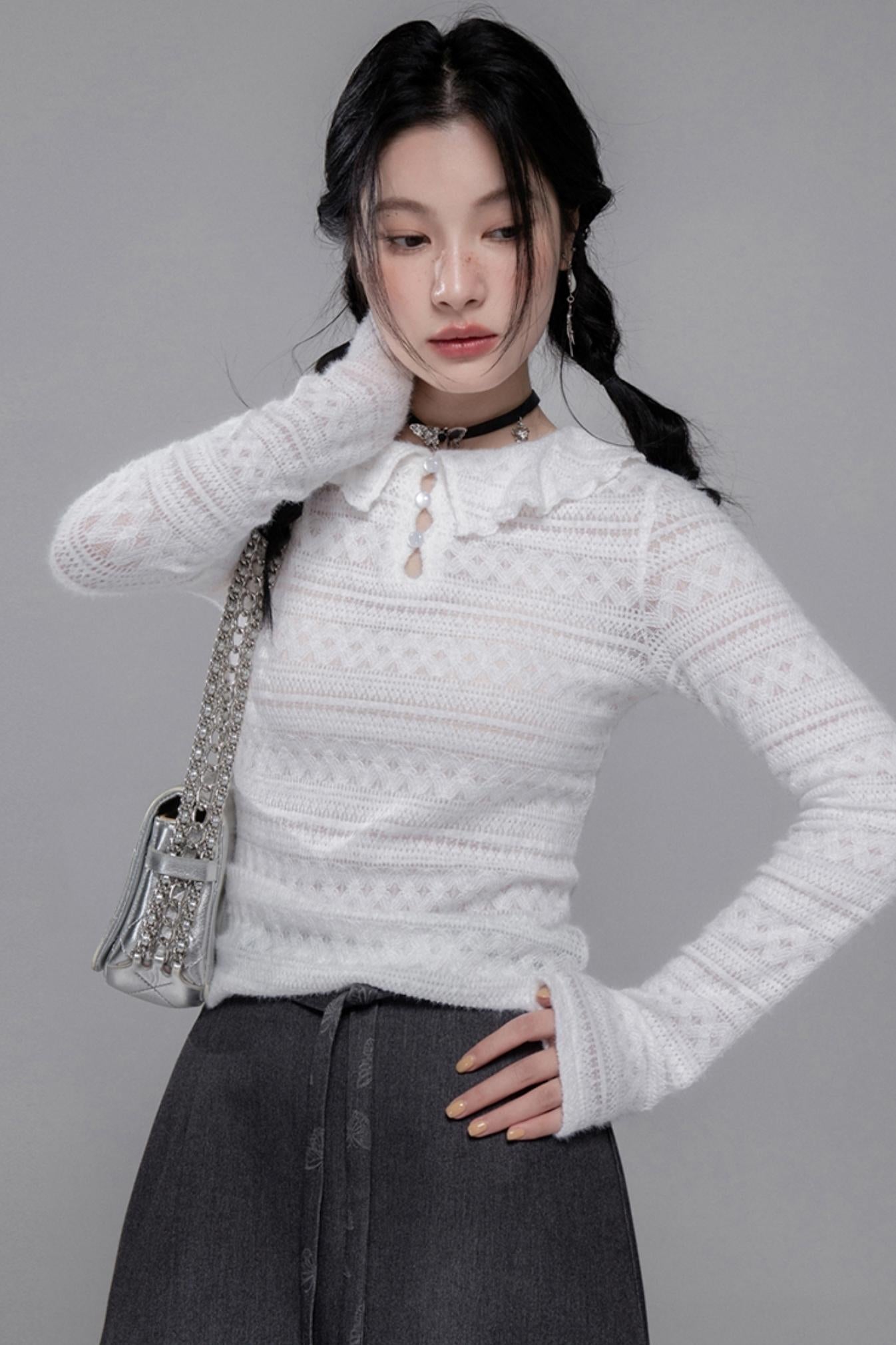 Morning Gray Hooded Jacket & Skirt Set