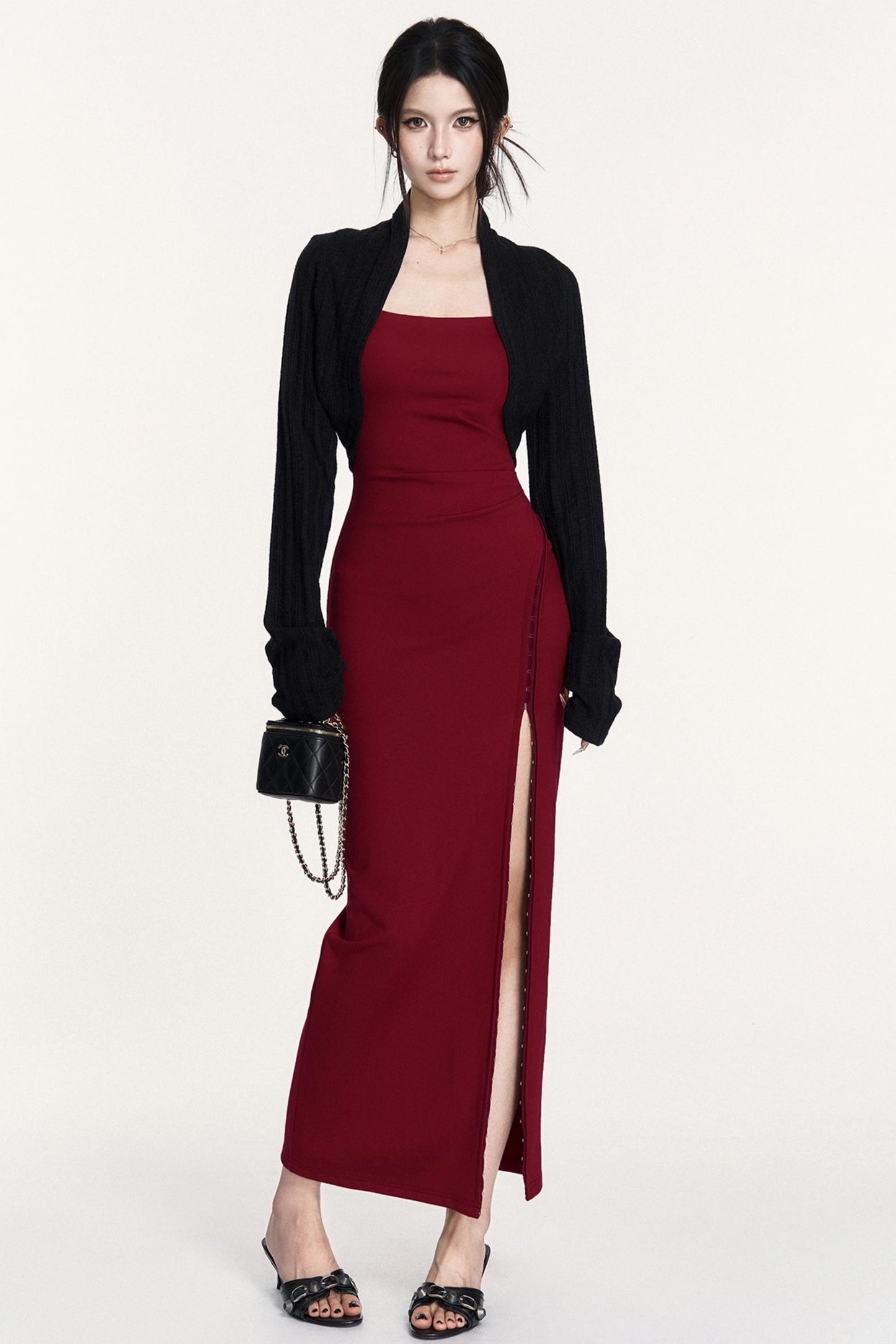 French Slim Waist Slimming Dress