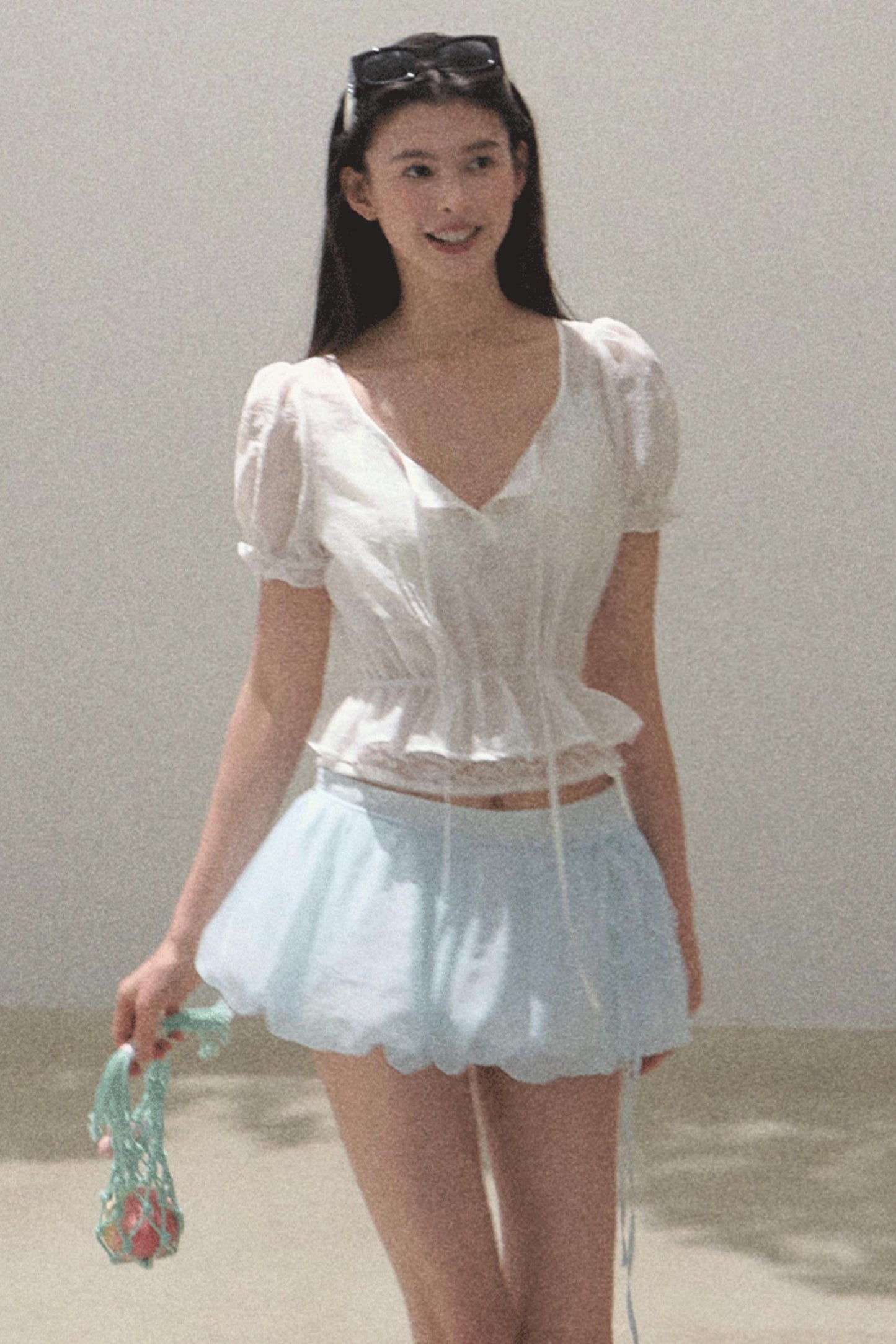 Windfold Bubble Sleeve Shirt