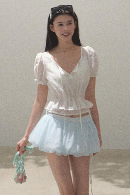 Windfold Bubble Sleeve Shirt