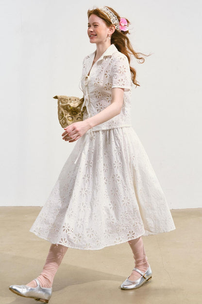 Summer Floral Maxi Skirt Set-Up