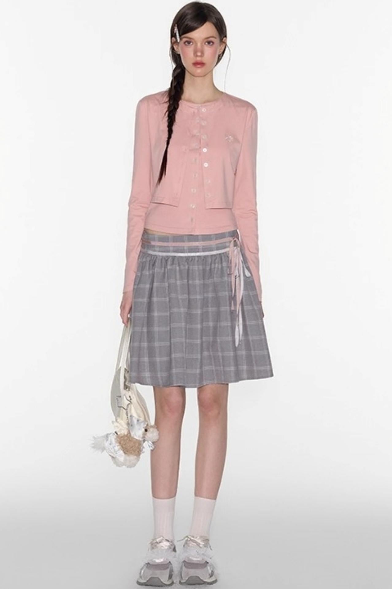 Layered Knitted Cardigan