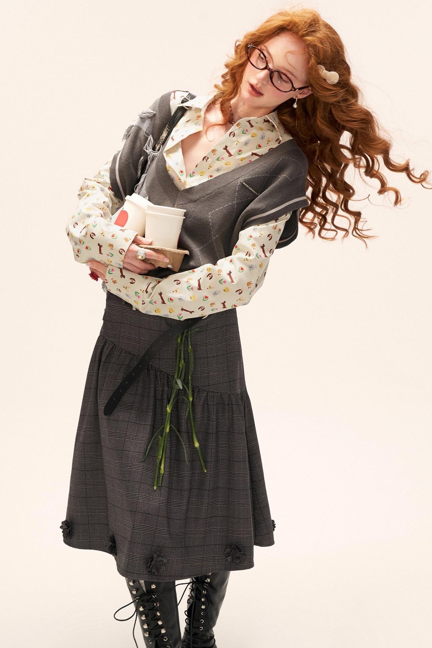 Big V-Neck Sweater Vest