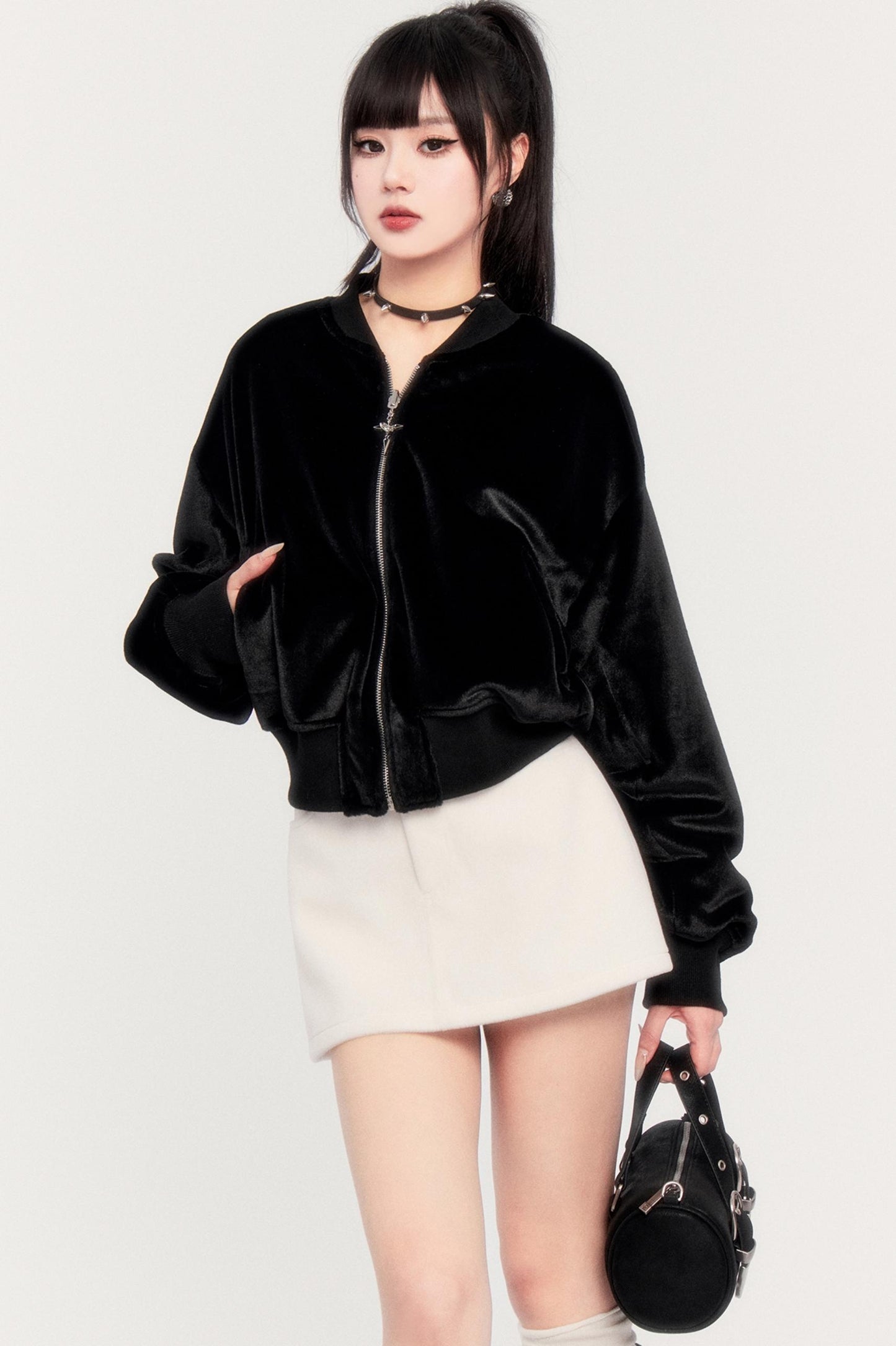 Reversible Plaid Plush Jacket