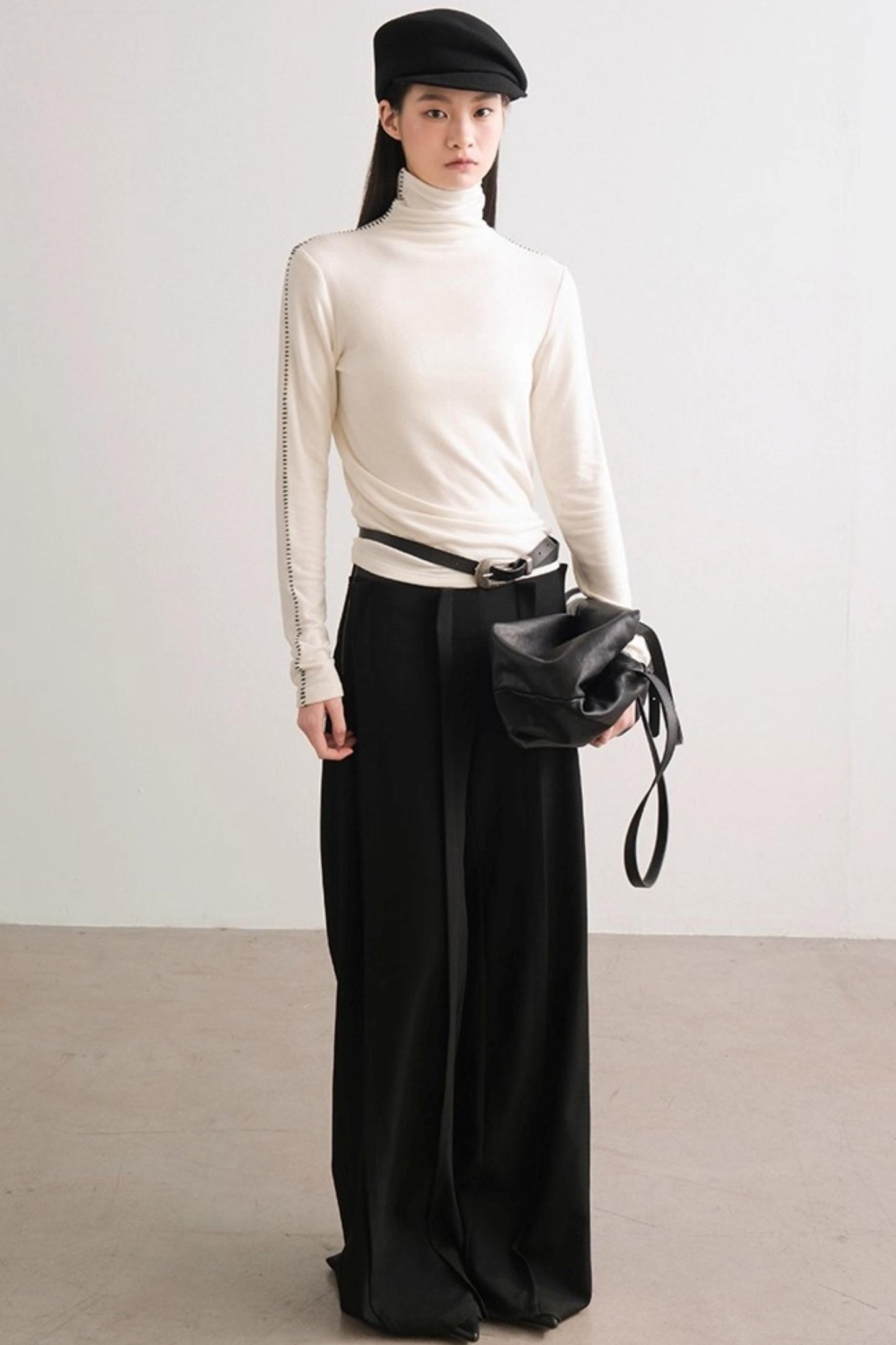 Soft Wool Newsboy Hat