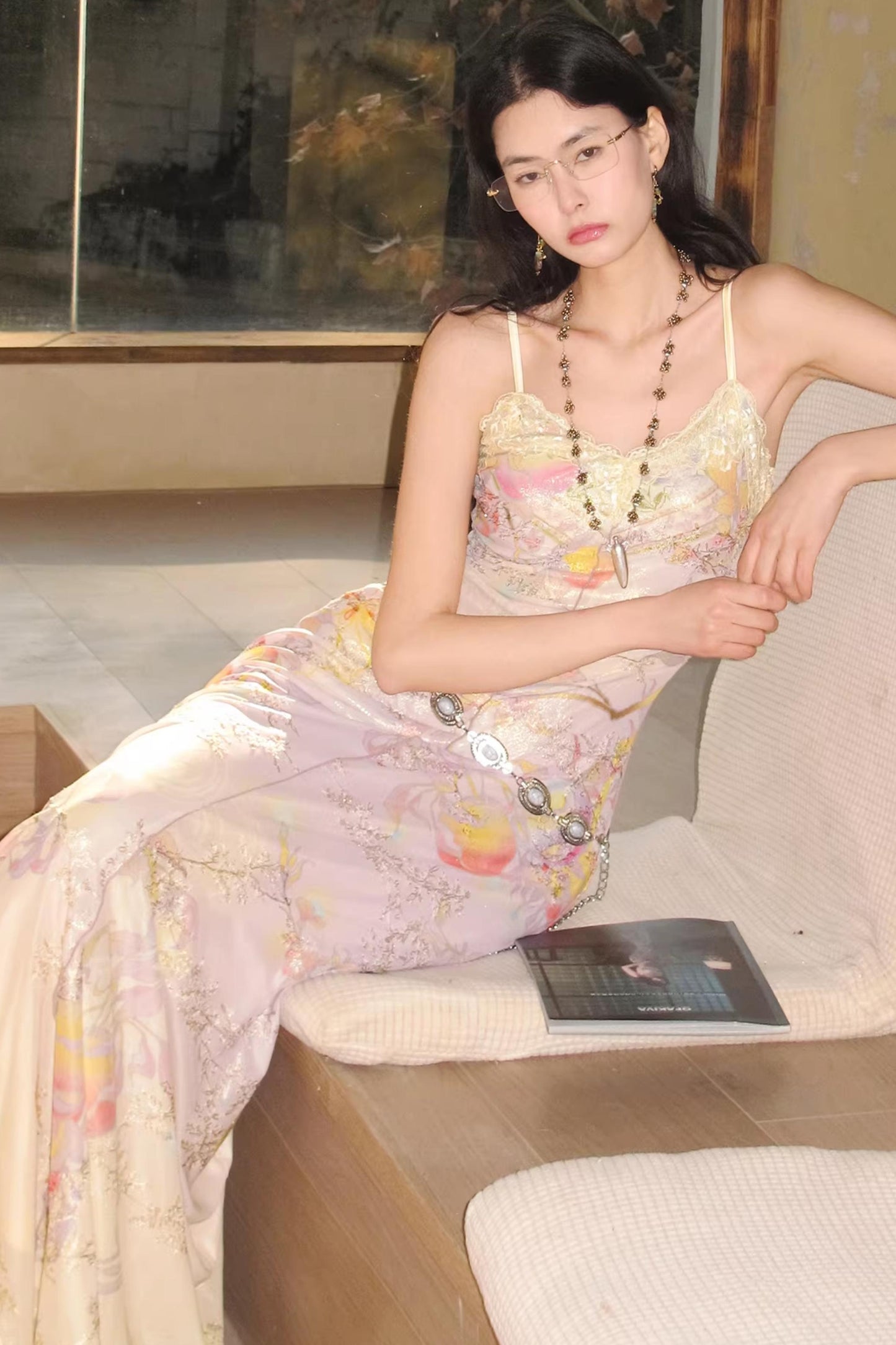 Spicy Girl Embroidered Knit Dress