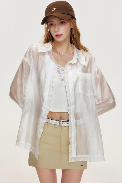Kroche Cool Sheer Baggy Shirt