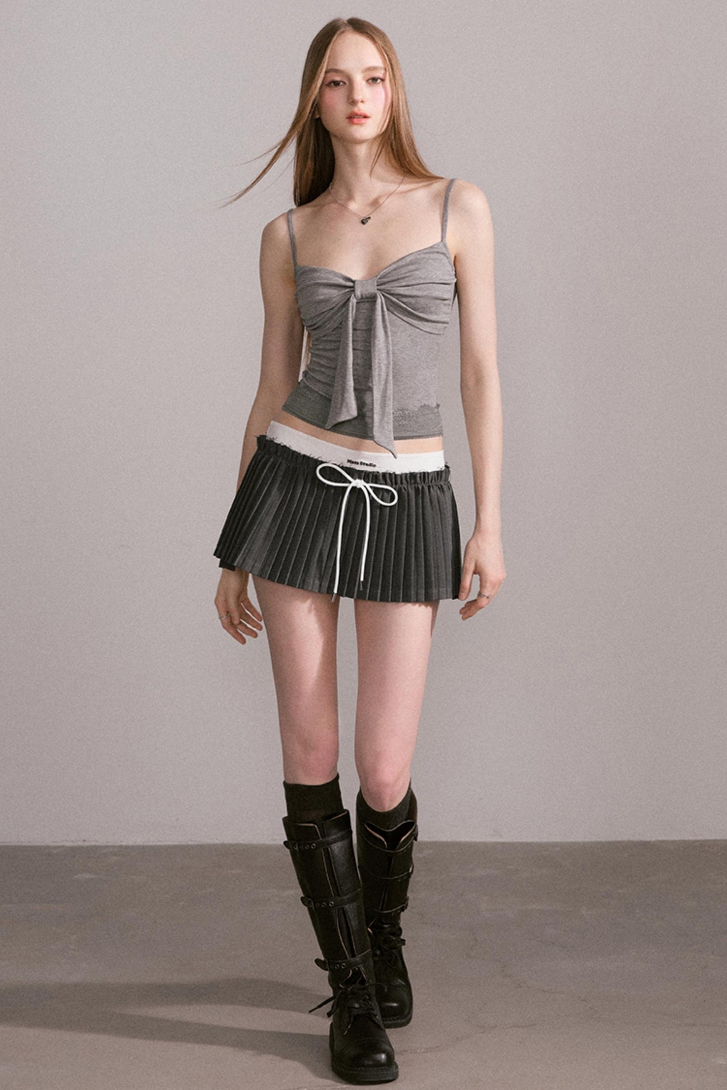 Design Sense Bow Waist Suspender Set