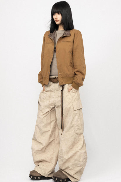 Vintage Patchwork Lapel Jacket