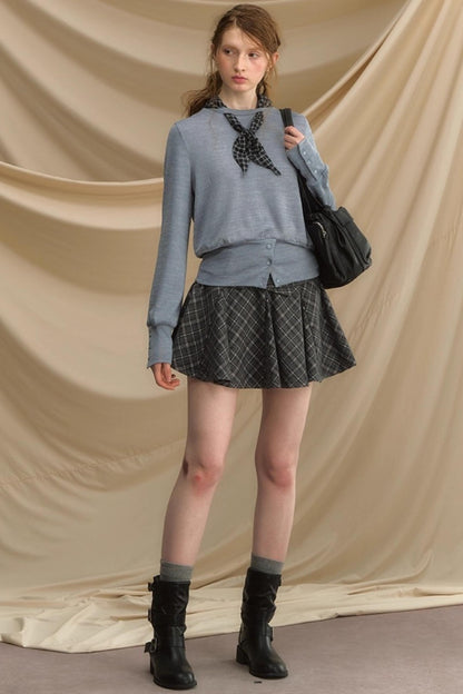 High Waist Mini Skirt