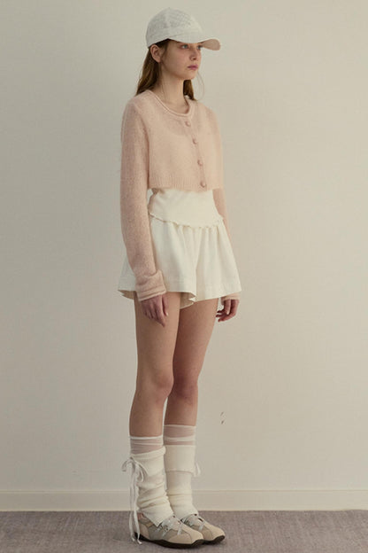 Chill White High-Waist Pants