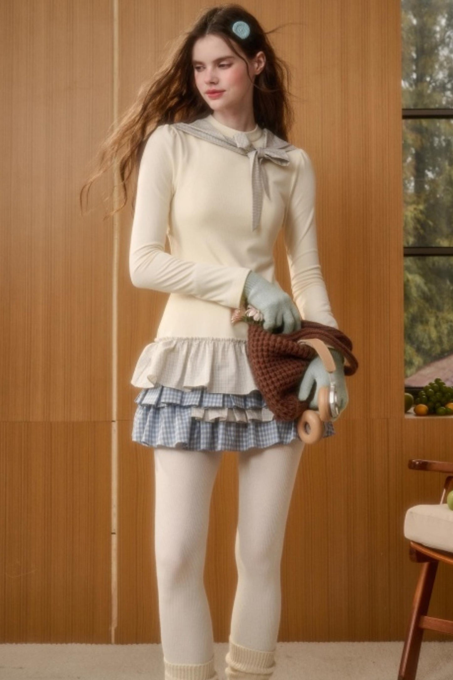 Lake Blue Vichy Dress