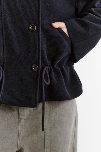 Winter Hooded Crop Coat