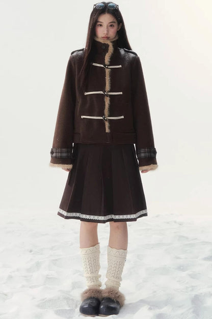 Retro Oak Woolen Jacket