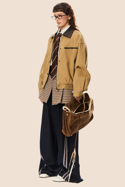 Bath Style Cropped Cargo Jacket