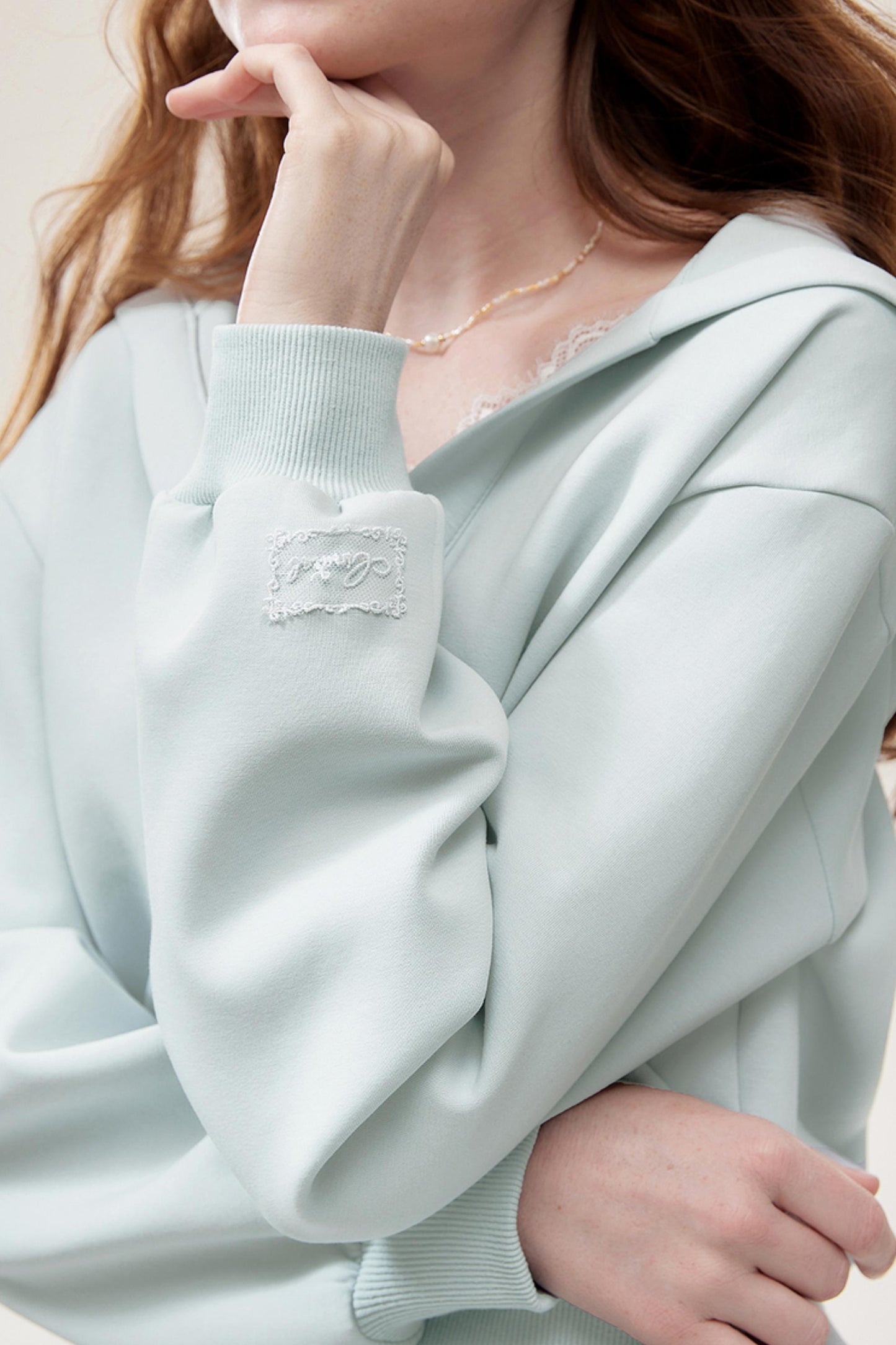 Hooded Lace Halter Set-Up