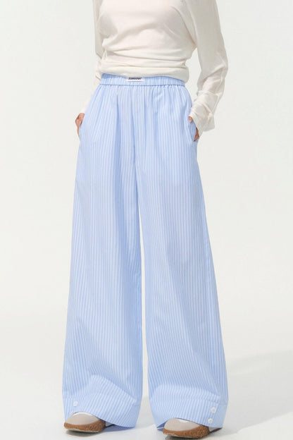 Striped Island Casual Pants