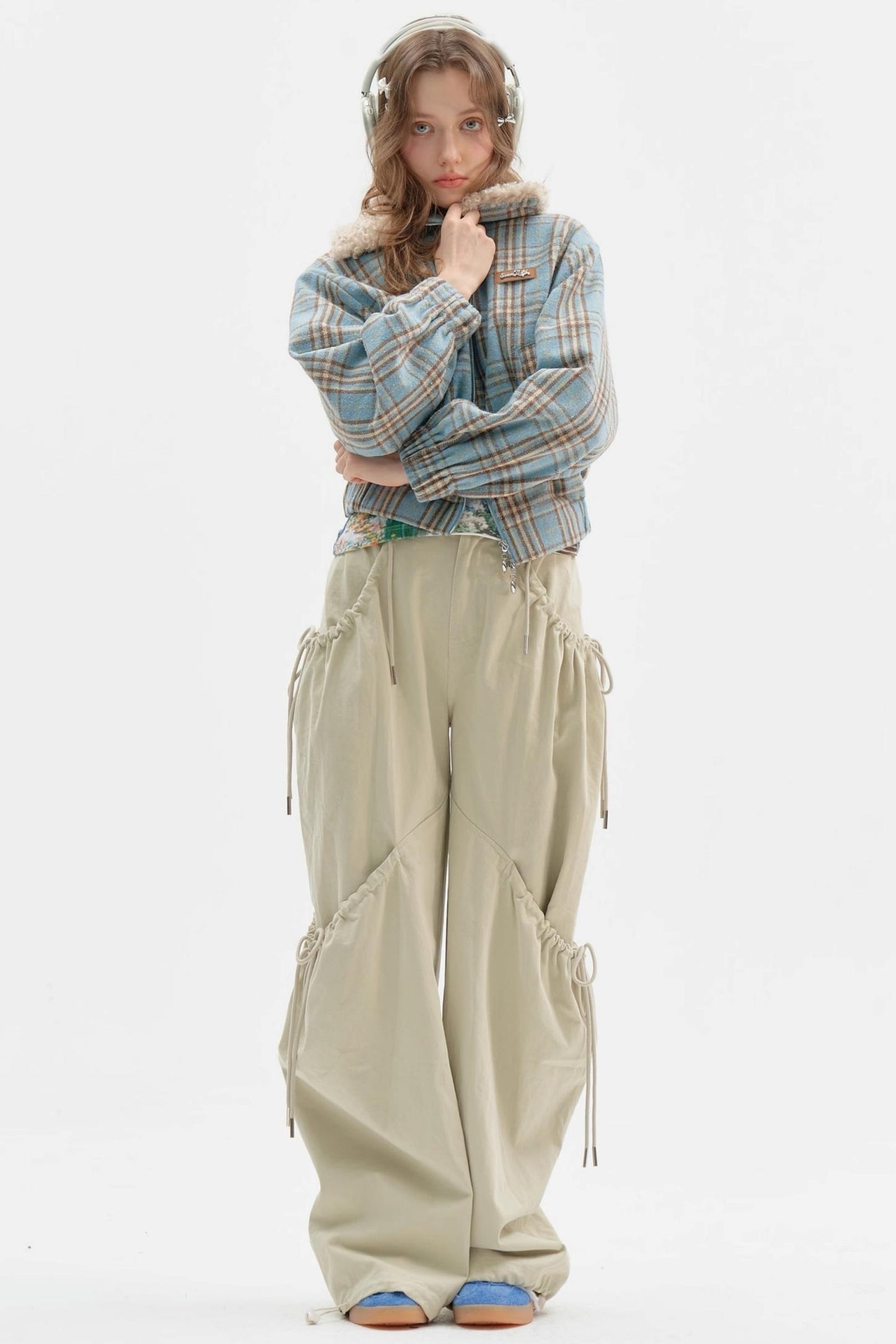 Slim Fit High-Waisted Cargo Pants