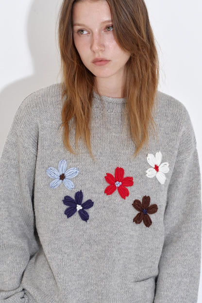 Three-Dimensional Floral Top