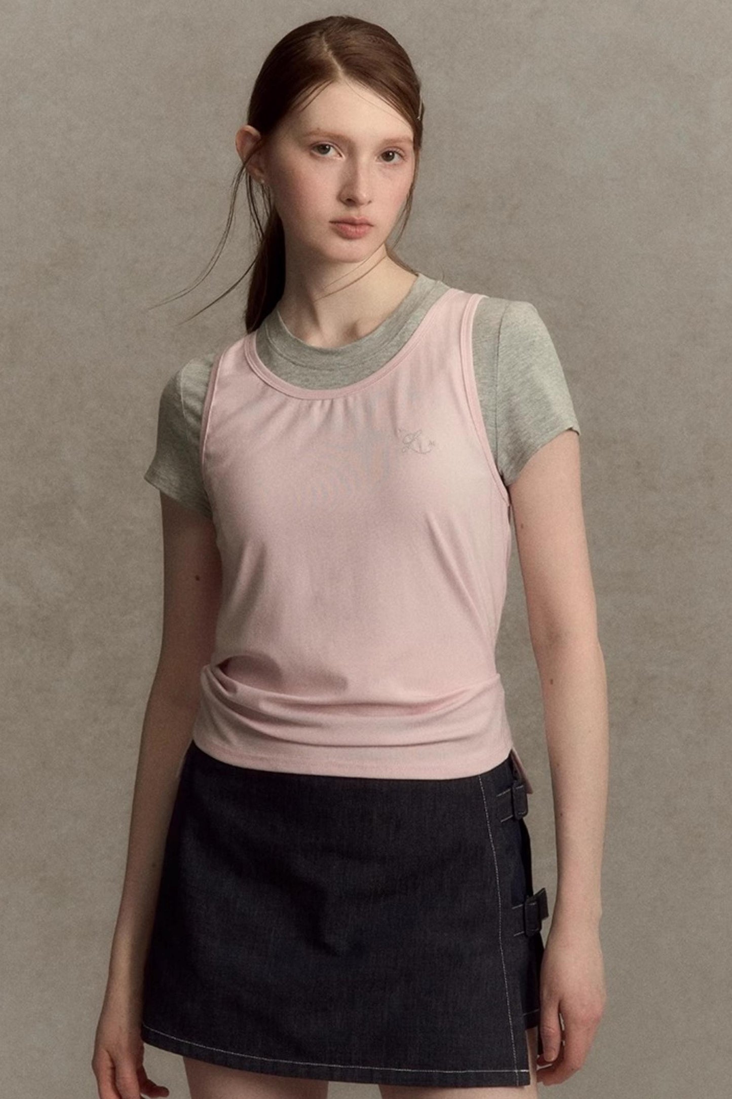 Slim Fit Two-Piece Tee