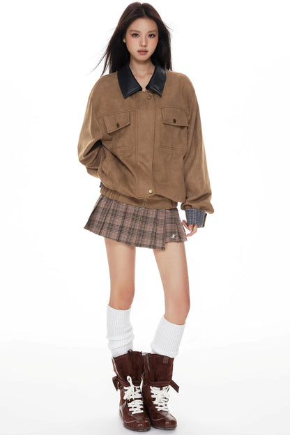 Vintage Deerskin Fleece Jacket