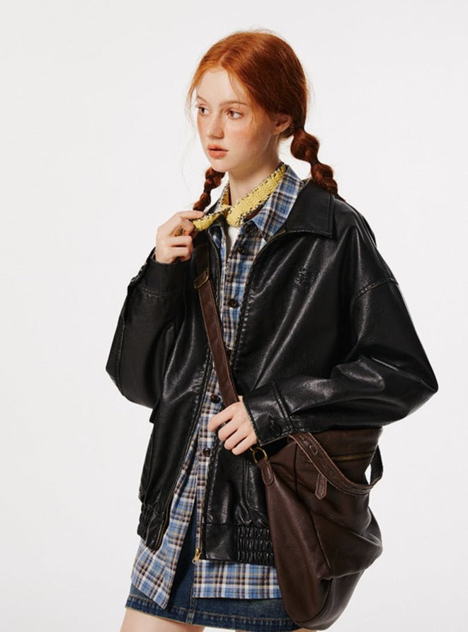 Retrol PU Leather Jacket