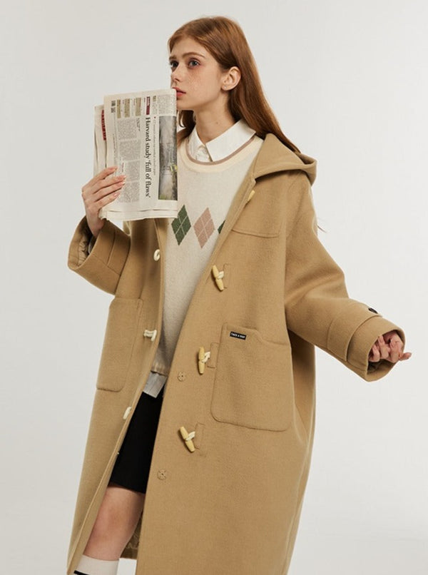 Retro college style coat