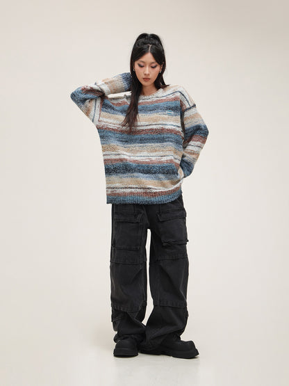 American Soft Waxy Lazy Knit Sweater