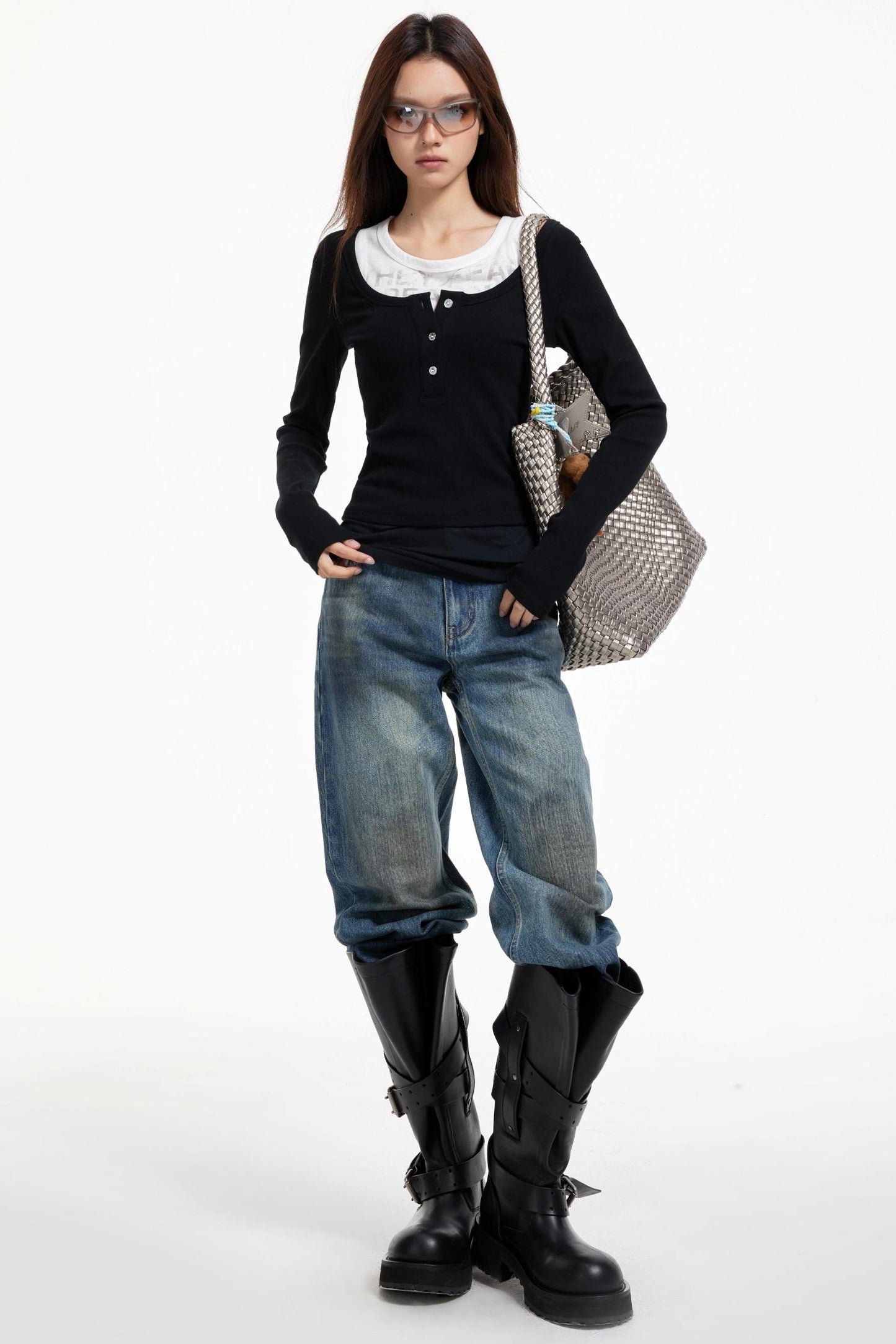 Slim Vintage Pocket Trousers