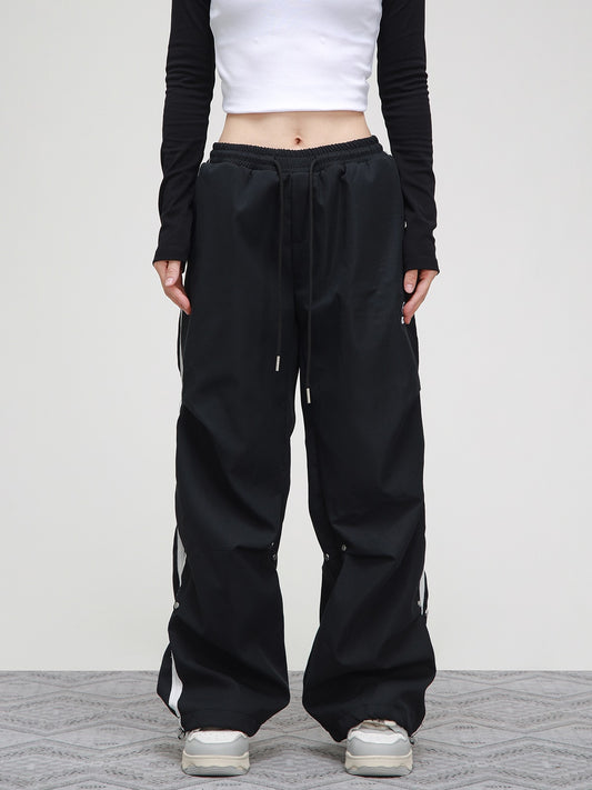 American hip-hop studded baggy sweatpants