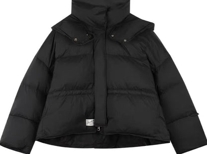 Hooded Loose Thickened Duck Down Jacket