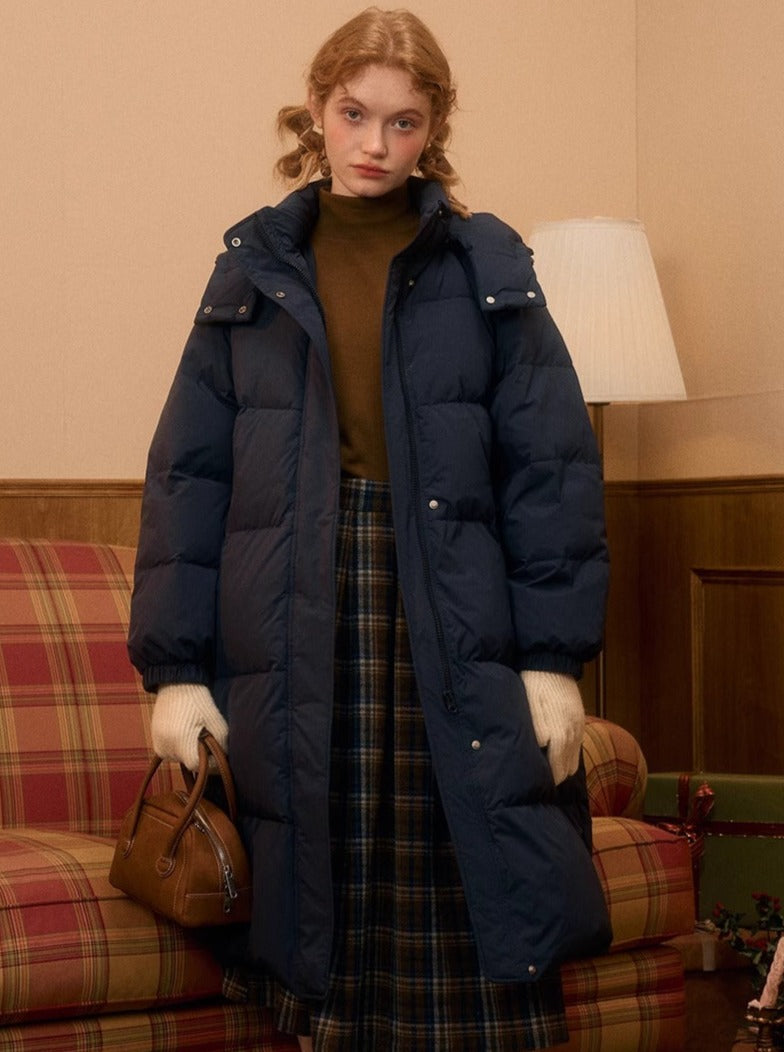 Medium duck down coat