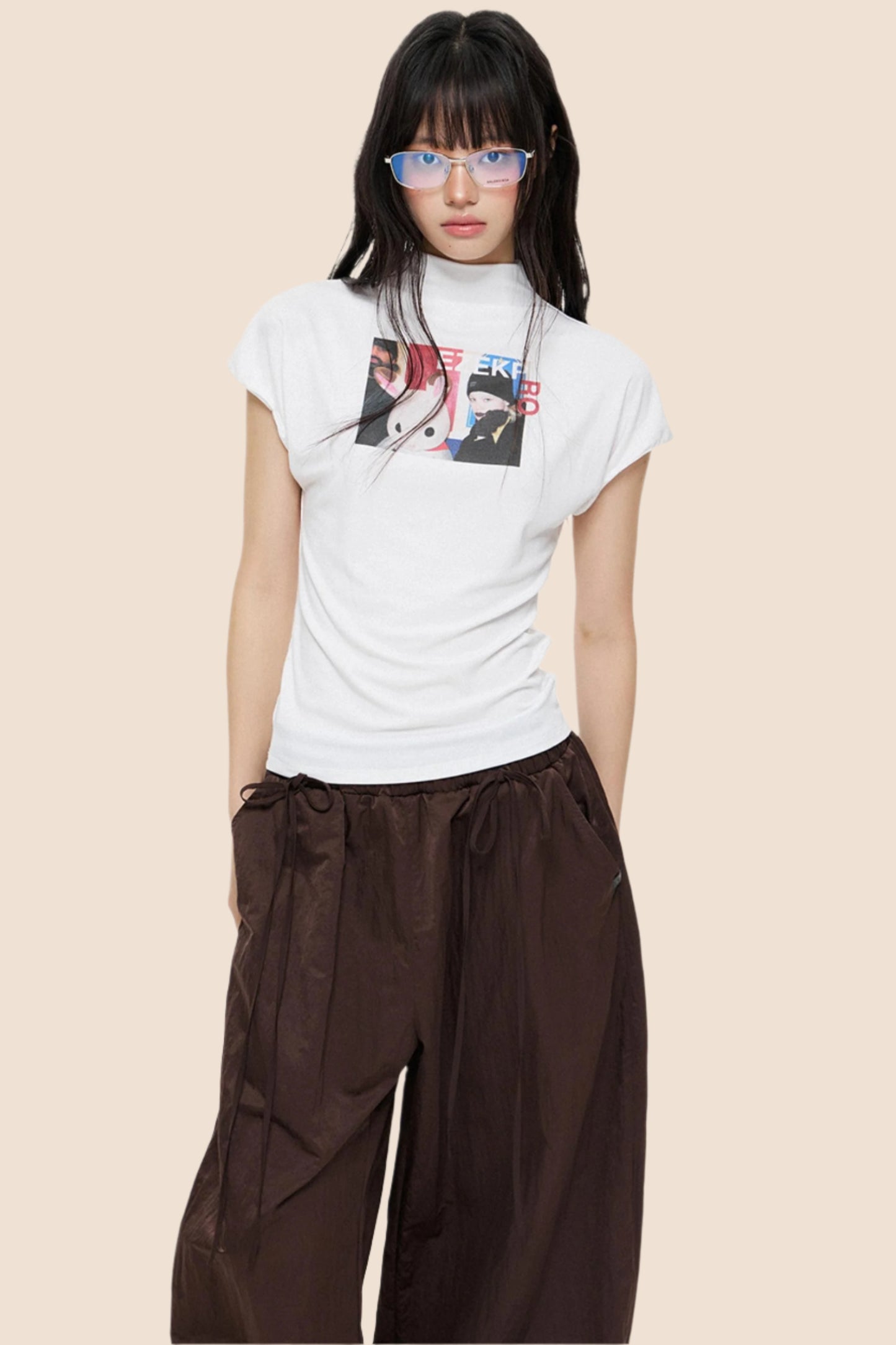 Fitted Short Sleeve Crop Tee